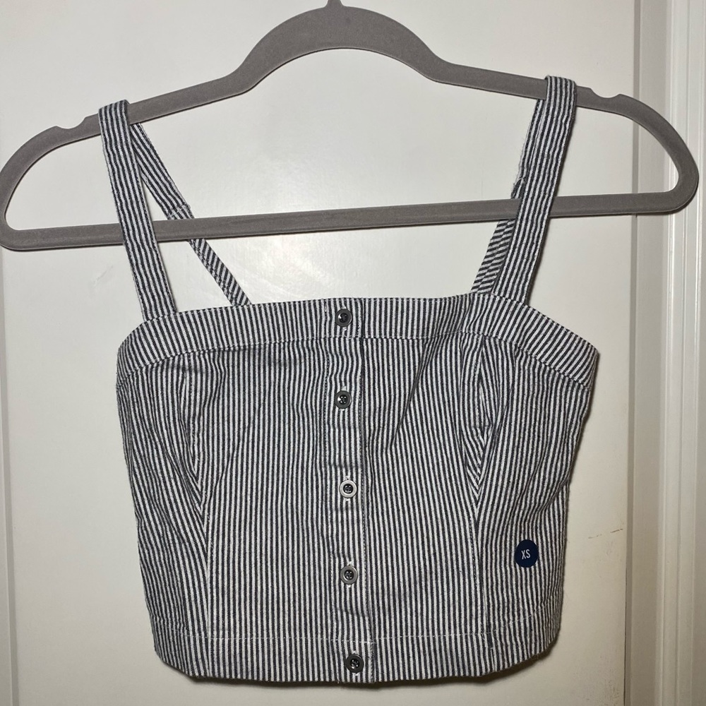 HOLLISTER STRIPED TANK TOP